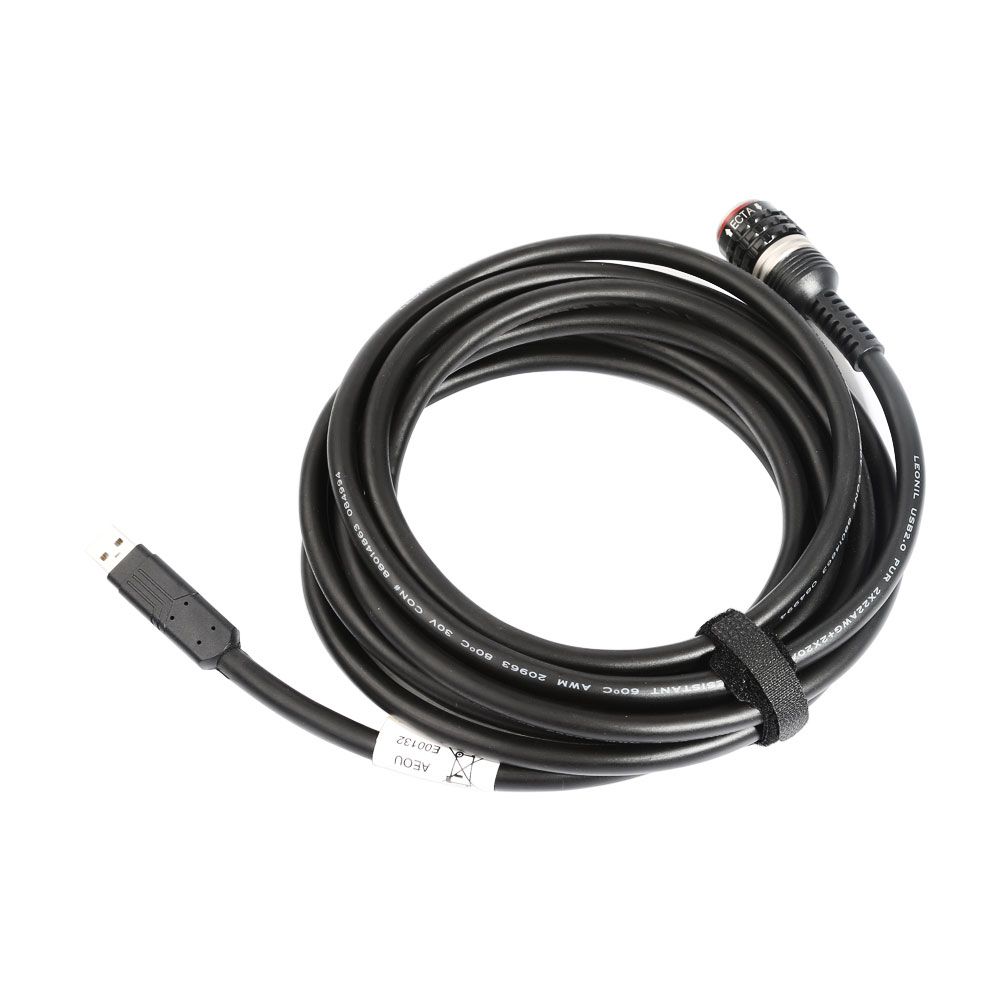 El cable superior obd2 a USB del escáner de diagnóstico de camiones Volvo vocom II 88890300 88890305