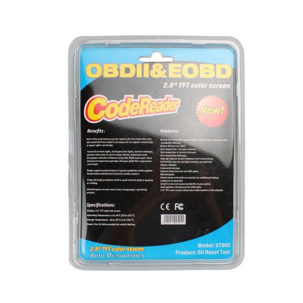 OBDII Oil / repair restart Tool ot902