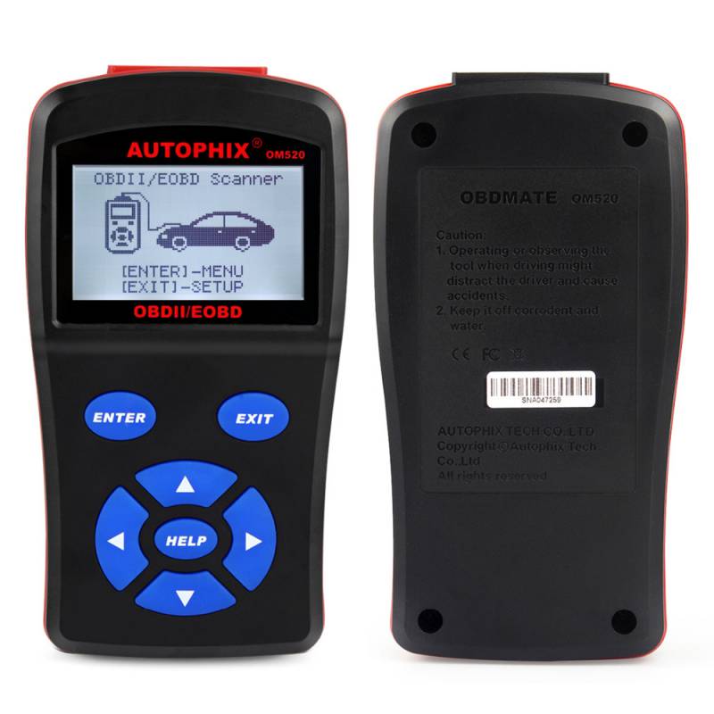 Lector de código modelo autophix obdmate om520 obd2