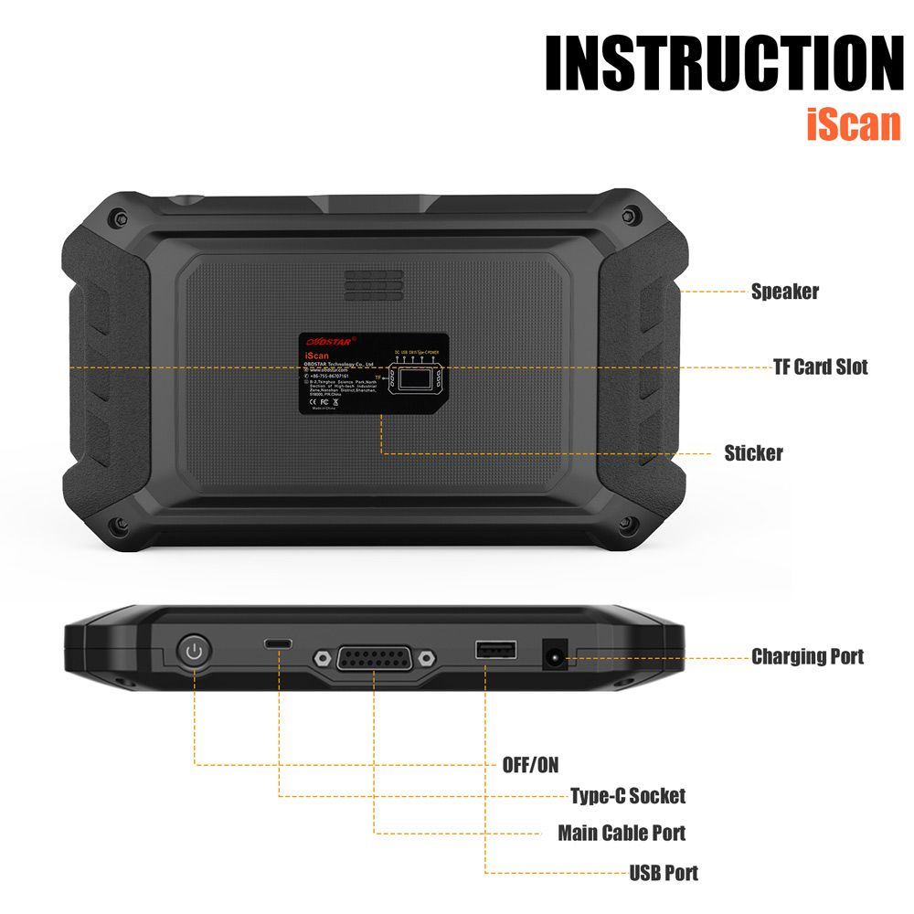OBDSTAR iScan for DUCATI Motorcycle Diagnostic Tool with M041 Cable Support Diagnose & Key Programming & Odometer Calibration