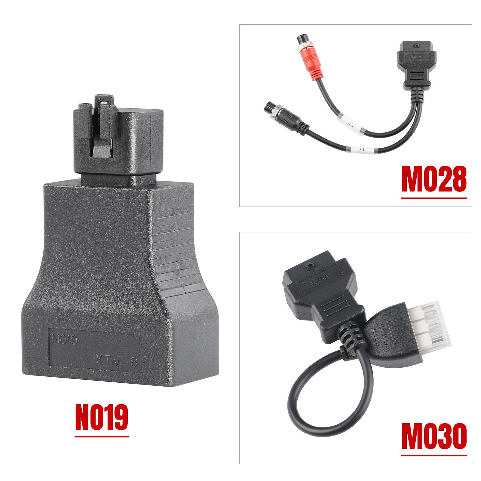 Adaptadores m019 m028 m030 para motocicletas obdstar y autorización de actualización para actualizar la versión básica de ms50 a la versión estándar de ms50