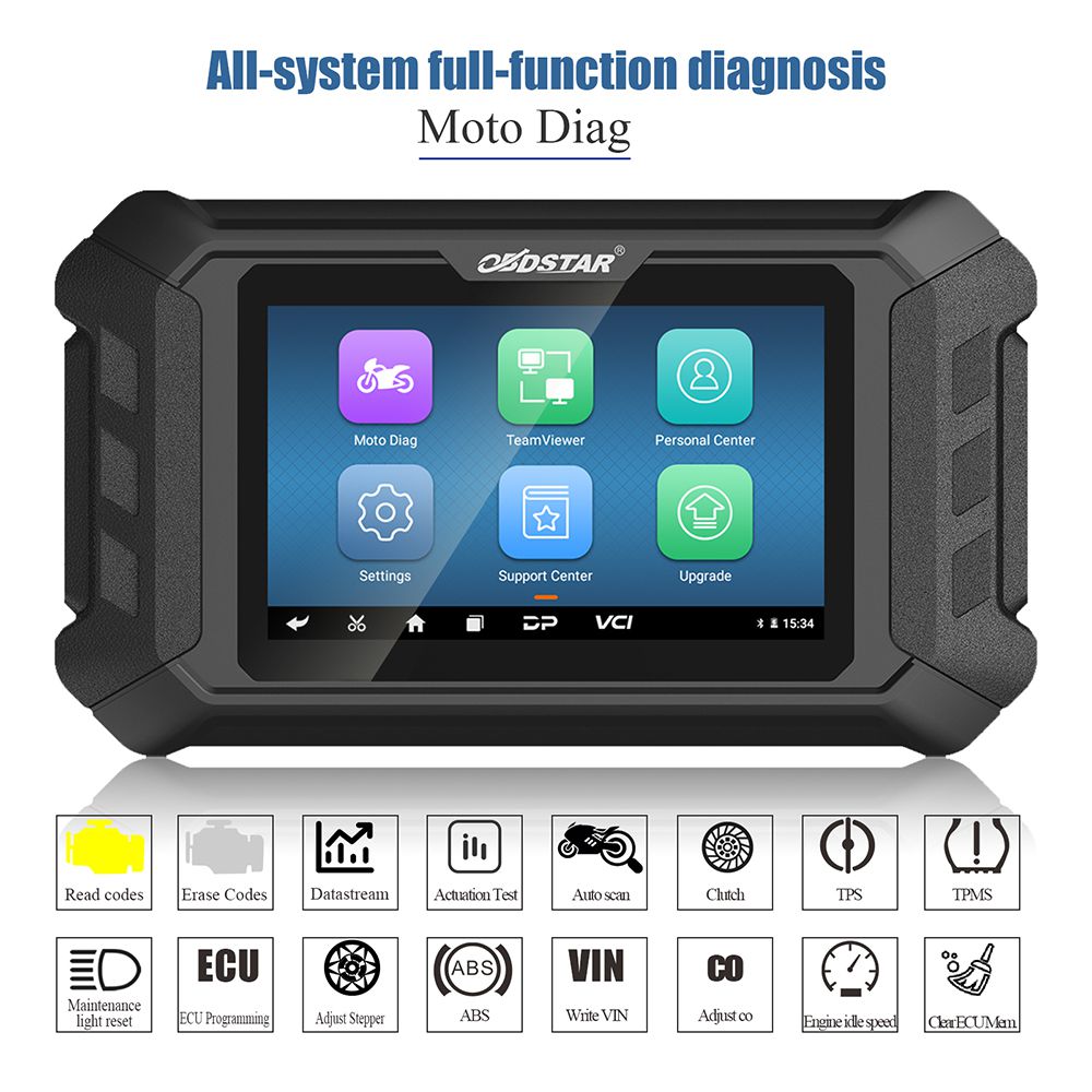 OBDSTAR MS50 Motorrad Scanner Motorrad Diagnose Tool Kostenloses Update Online