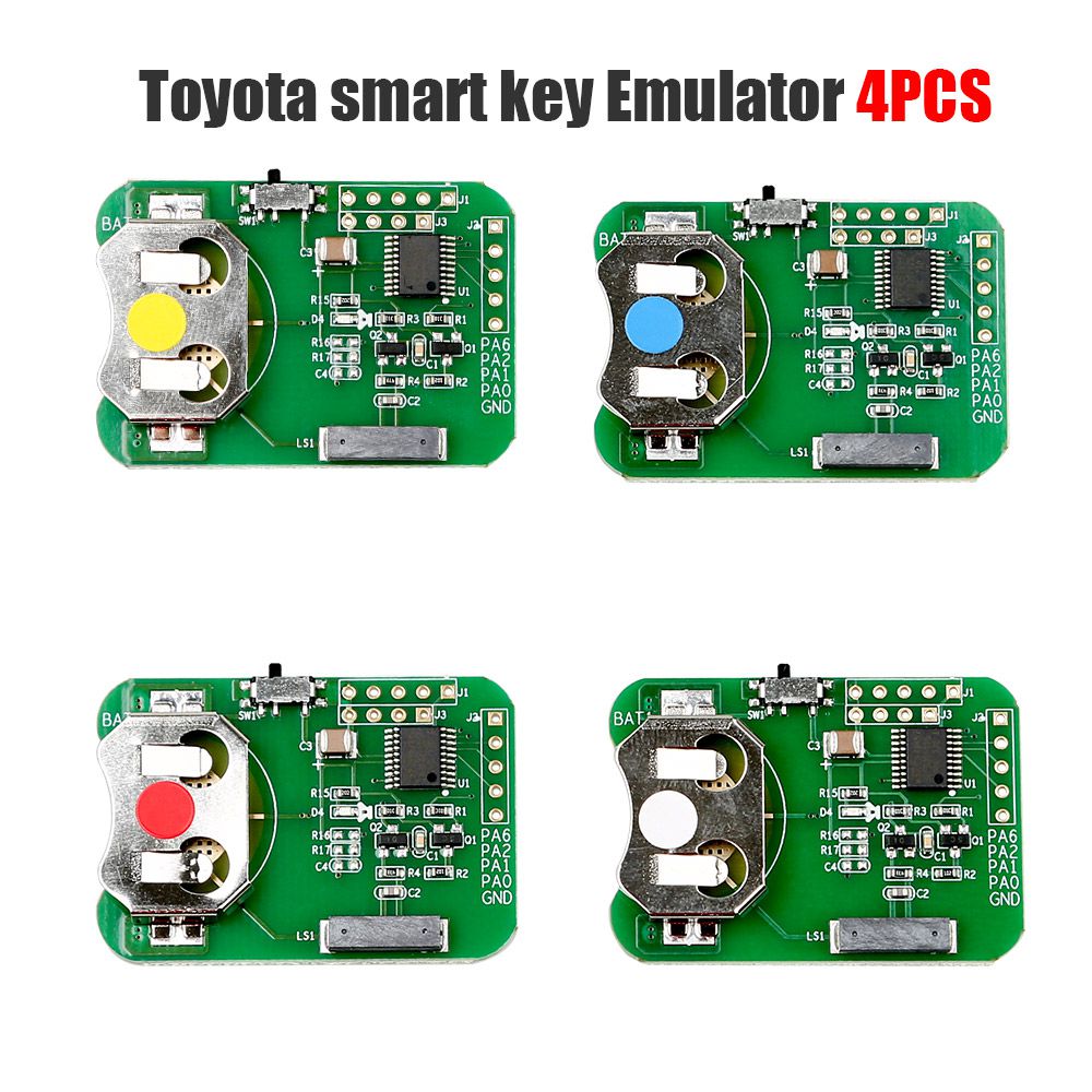 OBDSTAR Toyota Smart Key Emulator 4pcs for X300 DP/X300 DP Plus Key Programmer