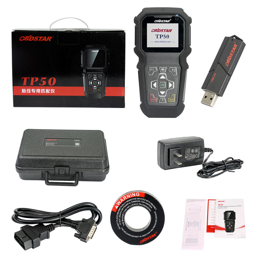 New OBDSTAR TP50 Intelligent Detection TPMS Activation Reset & Diagnostic Tool