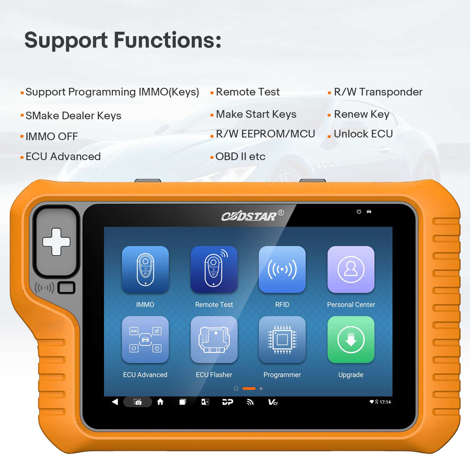 2024 OBDSTAR X300 Classic G3 Key Programmer with Built-in CAN FD DoIP Support Car/ HD/ E-Car/ Motorcycles/ Jet Ski