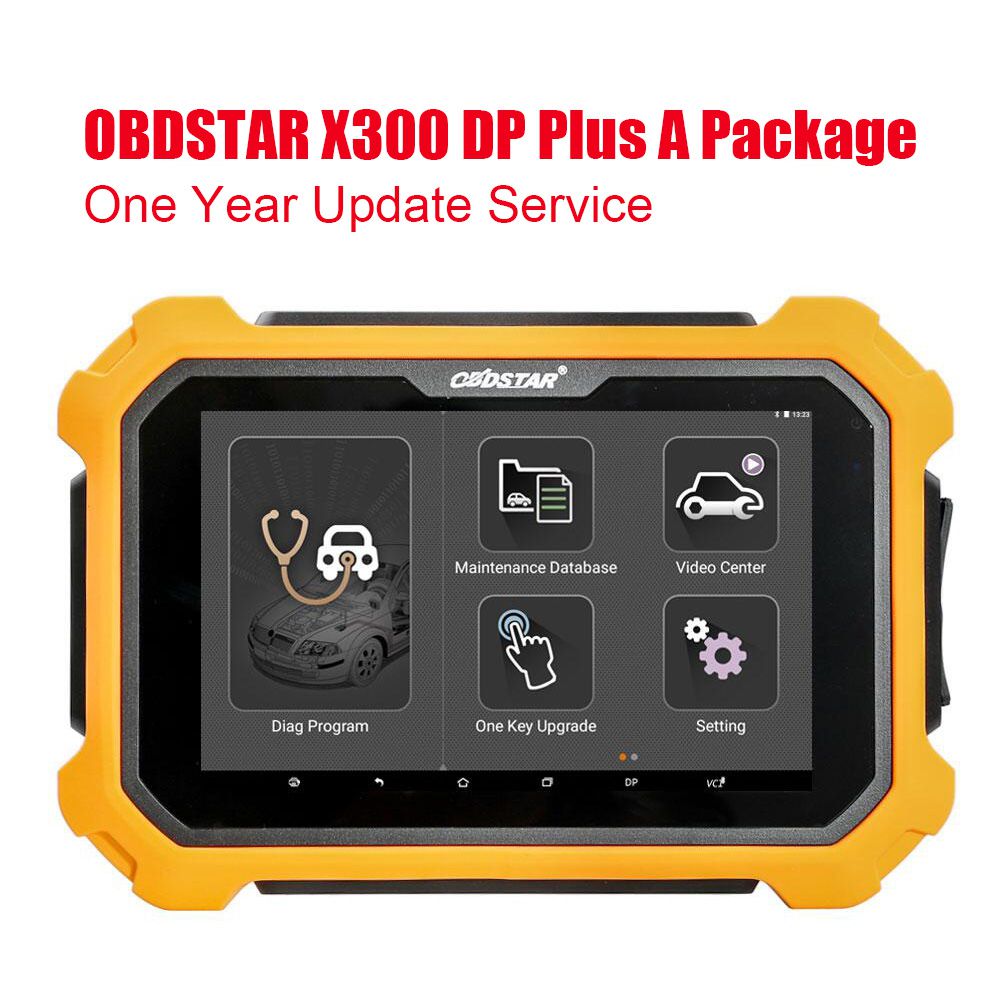 El paquete obdstar X300 DP plus a actualiza el servicio en un año