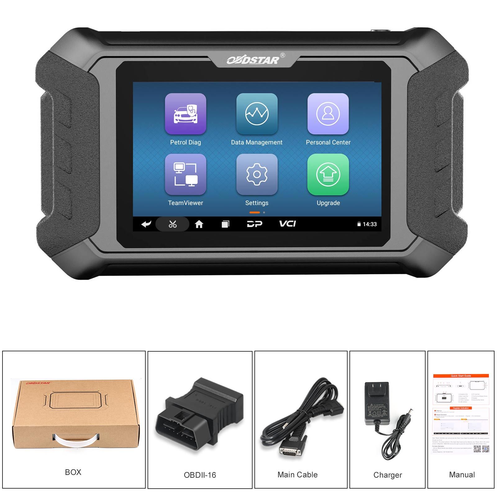 OBDSTAR X300 MINI For VW Key Programming Support IMMO Cluster Recalibration Oil/ Service Reset OBD Diagnosis Upgrade Version of H110/ VAG-PRO