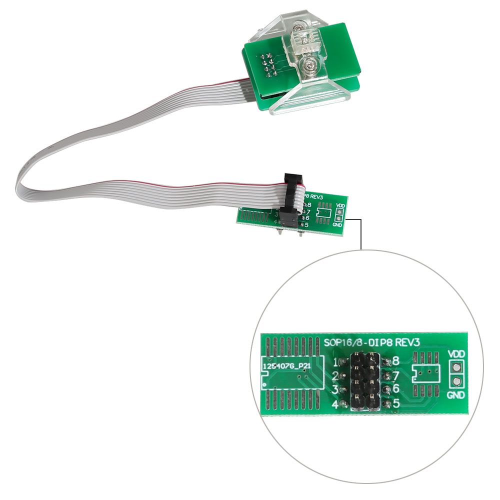 El chip OEM BMW Fem - BDC 95128 / 95256 antirrobo data Reading Adapter 8 pin Adapter se utiliza con vvdi prog / CG pro 9s12 / orange5