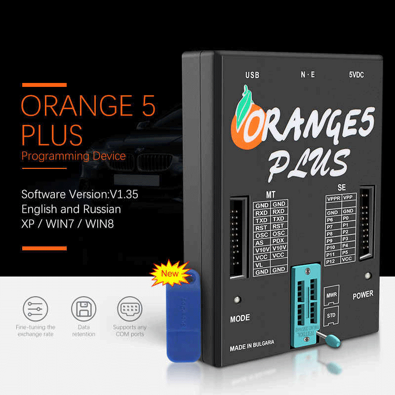 Programadores OEM orange5 plus v1.35 2020 con mejoras de adaptadores USB