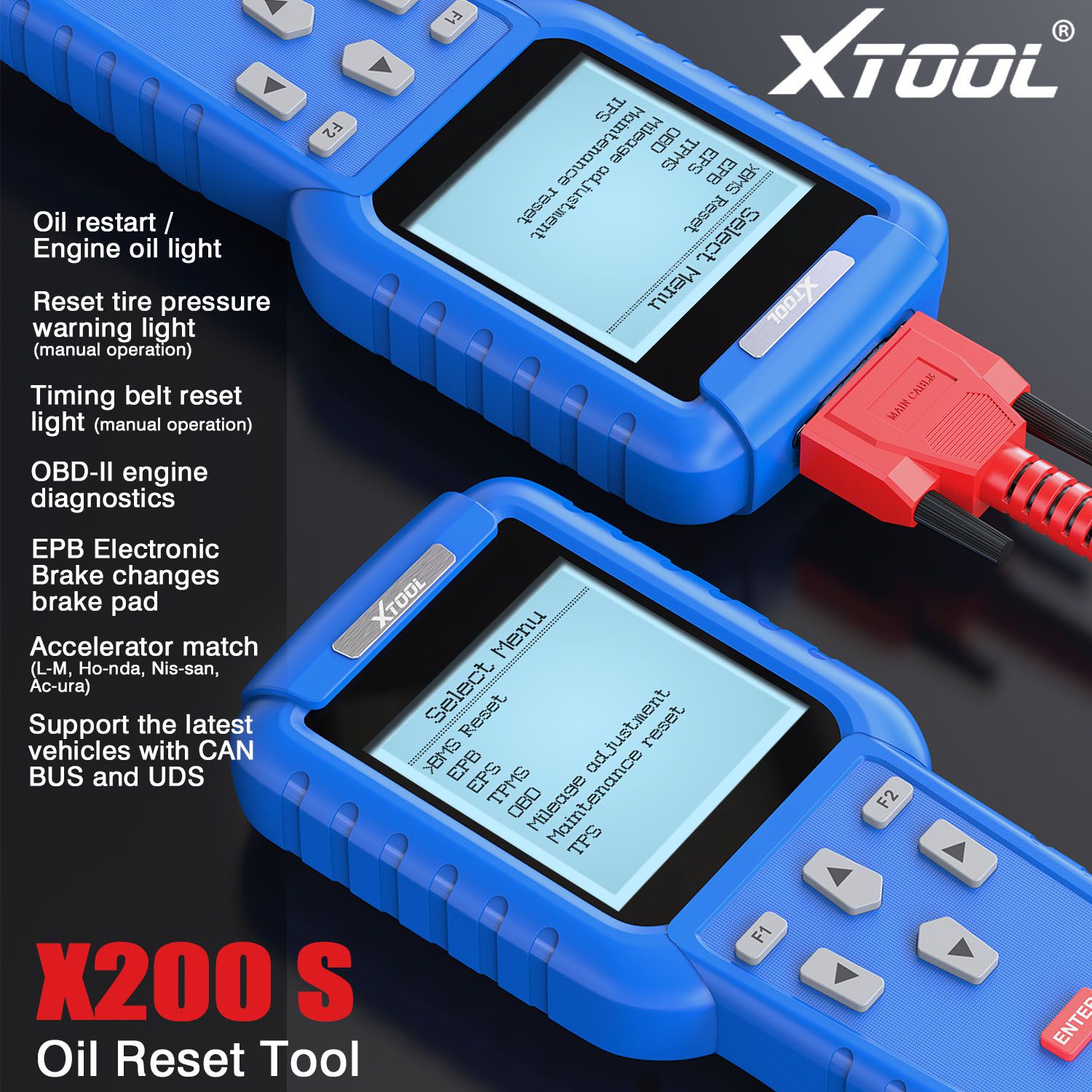 XTOOL Oil Reset Tool X-200S X200S
