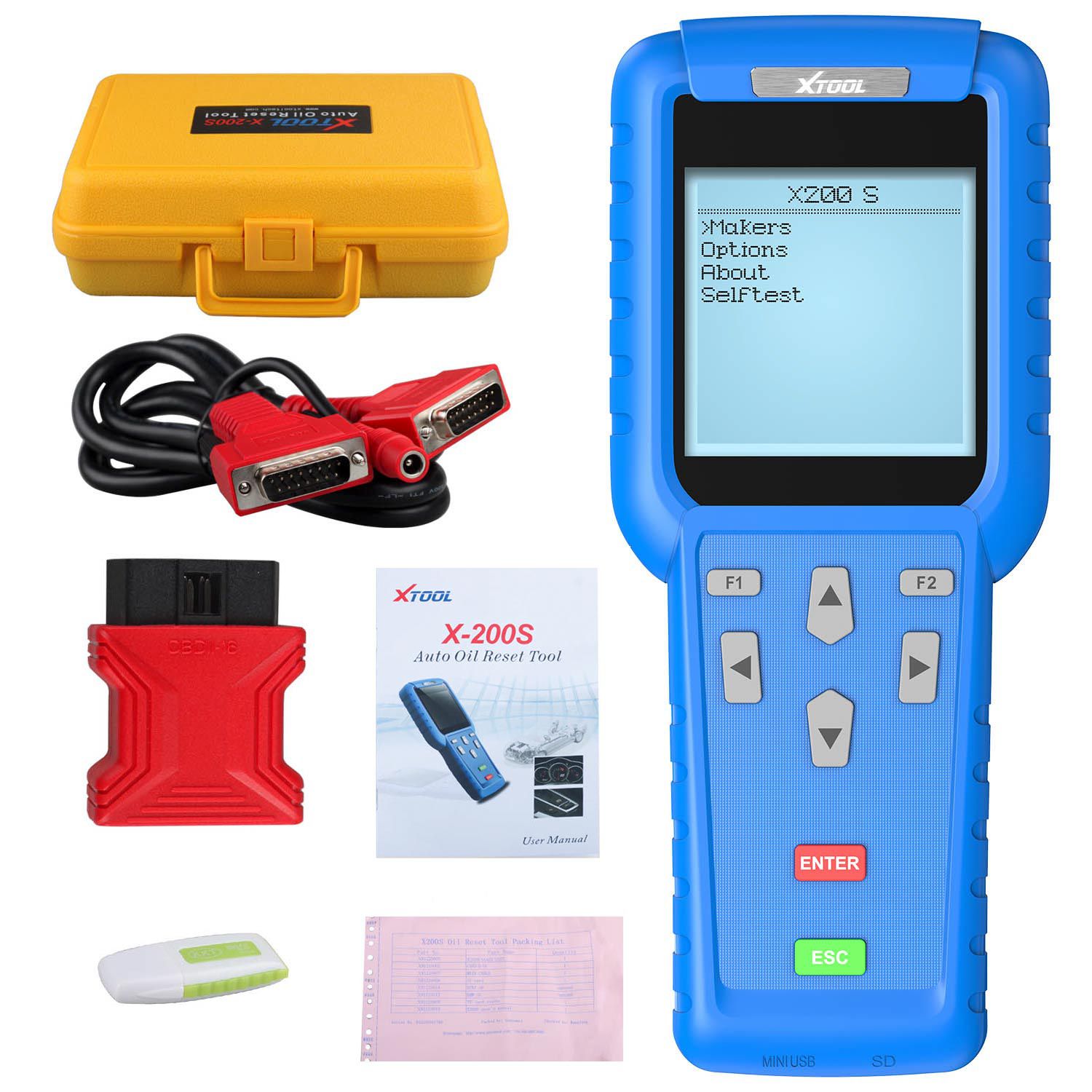 Envío gratuito de xtool Oil reset Tool X - 200s x200s DHL