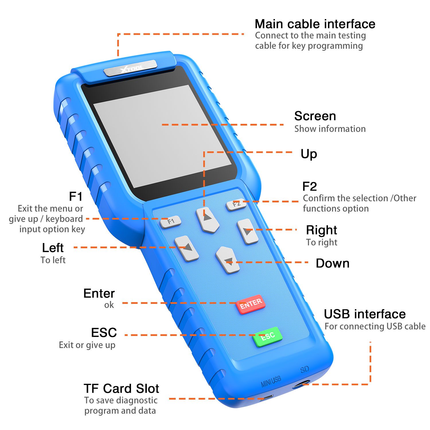 Envío gratuito de xtool Oil reset Tool X - 200s x200s DHL