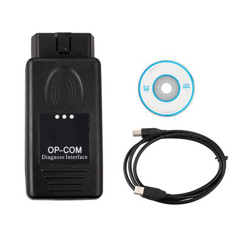 Interfaz de diagnóstico opcom OP - com 2009v can obd2 para Opel