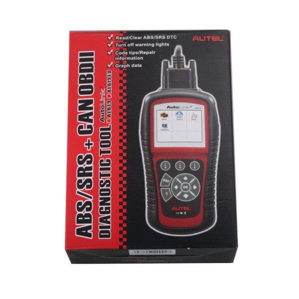 Original Autel AutoLink AL619EU OBDII CAN ABS And SRS Scan Tool Update Online