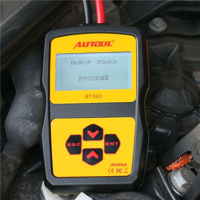 Original AUTOOL BT360 Battery Tester with Portable Design