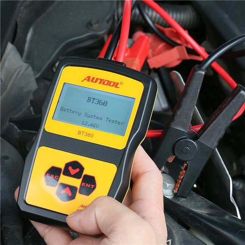 Original AUTOOL BT360 Battery Tester with Portable Design