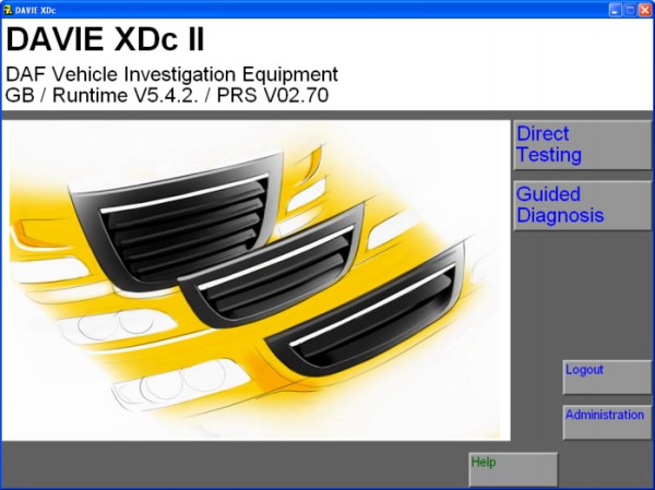 Software de Kit DAF VCI - 560 original 1