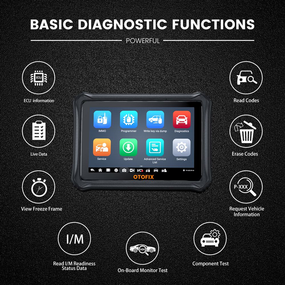 OTOFIX IM1 Advanced IMMO Key Programmer and Diagnostic Tool Same Functions as Autel IM508