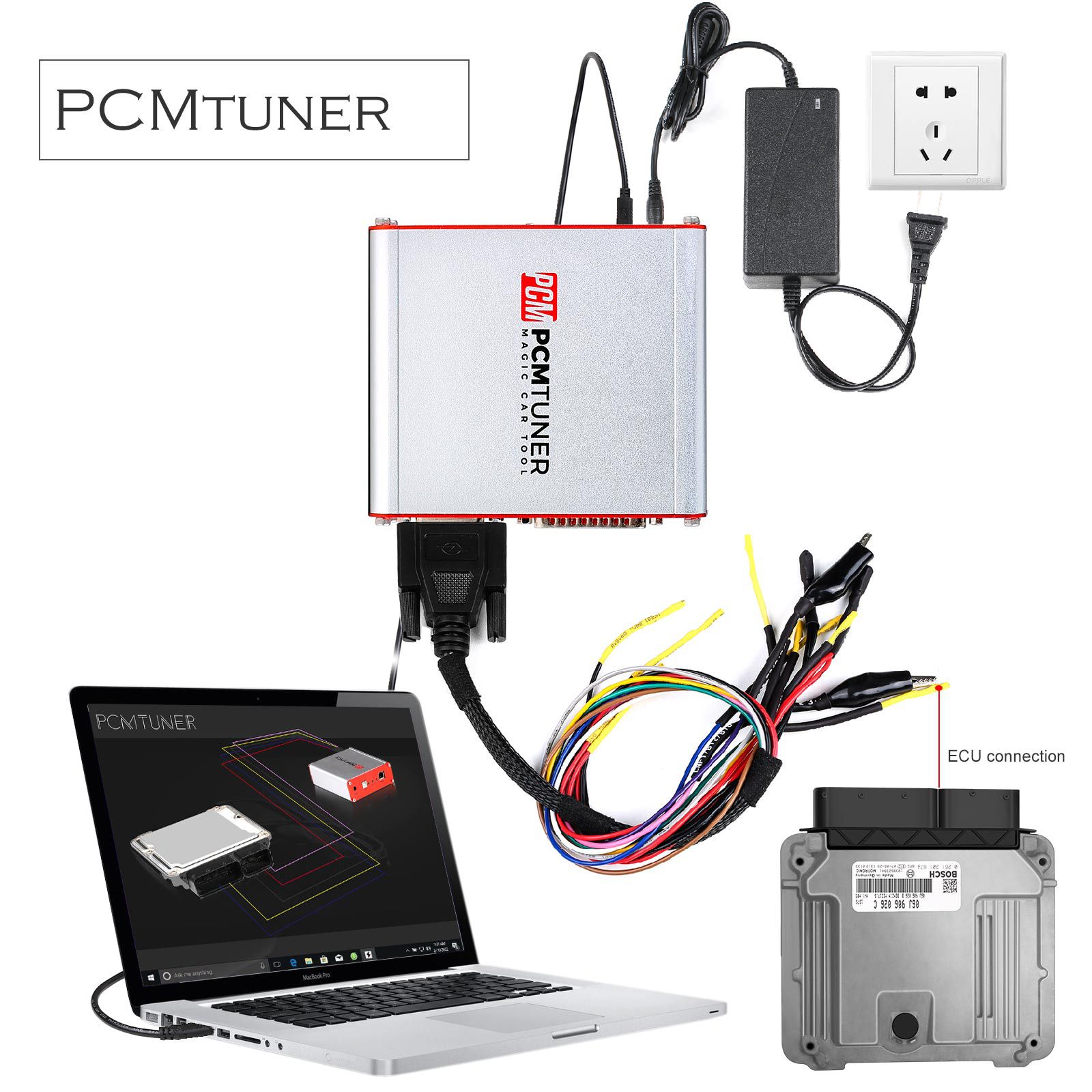 Pcmtuner ECU Program 1 plus mpm otg ECU 67 módulos en la herramienta de programación de sintonía de chips TCU