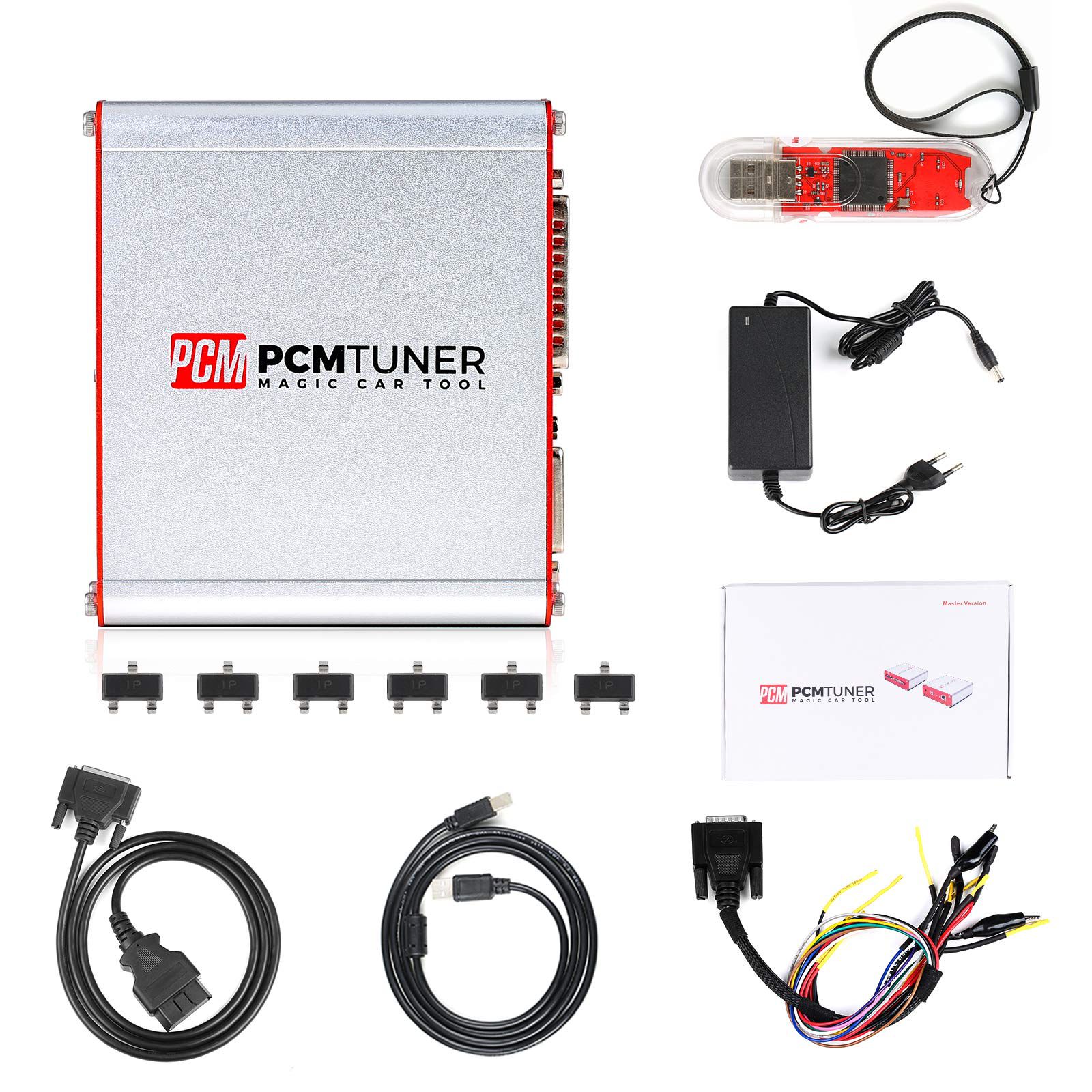 Programador de ECU pcmtuner v1.27 con 67 módulos plus kess V2 v5.017 SW v2.8 red PCB plus ktag 7.020 v2.25 SW red PCB EU Online Edition