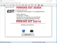 Funciones completas del software de diagnóstico de herramientas de mantenimiento electrónico Perkins est 2021b + activado por un pc