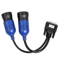 9 y 6 Pines Deutsch j1708 + j1939 shunter cable Adapter para la interfaz de diagnóstico de camiones diésel xtruck USB Link y vxscan V90