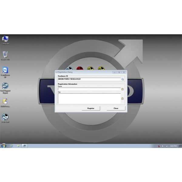 Ptt2.03.20 Volvo 88890300 vocom préformés dans un lecteur flash 16gb USB