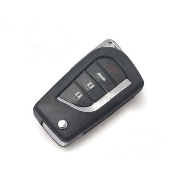 Remote Key 4 Buttons 433MHZ (not including the chip ) For Toyota Modified