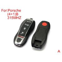 Llave de control remoto 4 + 1 botón 315mhz para el mercado post - venta de Porsche Cayenne