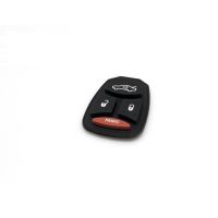 Chrysler 4 botones llave de control remoto caucho (botón grande) 5 piezas / lote