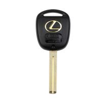 Lexus 5 piezas / lote de carcasa de llave de control remoto 2 botón toy40 (largo)