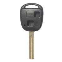 Carcasa de llave de control remoto 2 botones sin marca toy48 (largo) para Lexus 5 piezas / lote