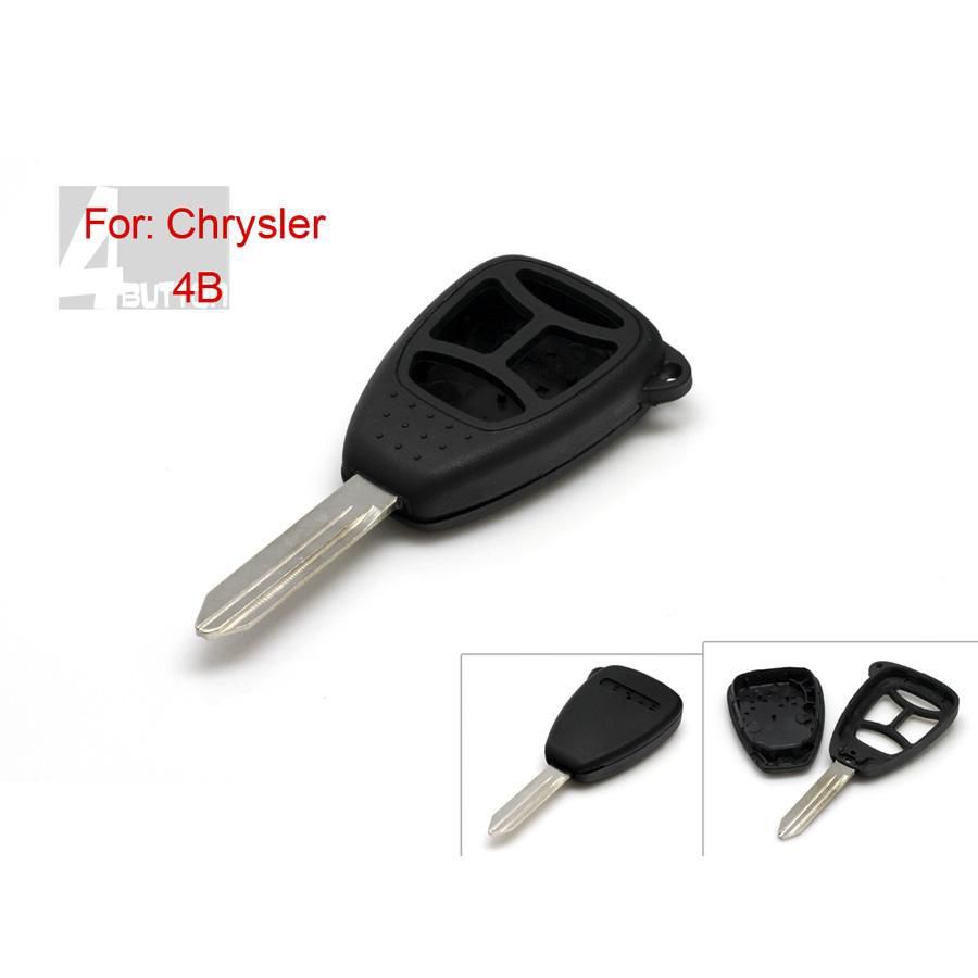 Remote Key Shell 3+1 Button Free Shipping For Chrysler 5pcs/lot