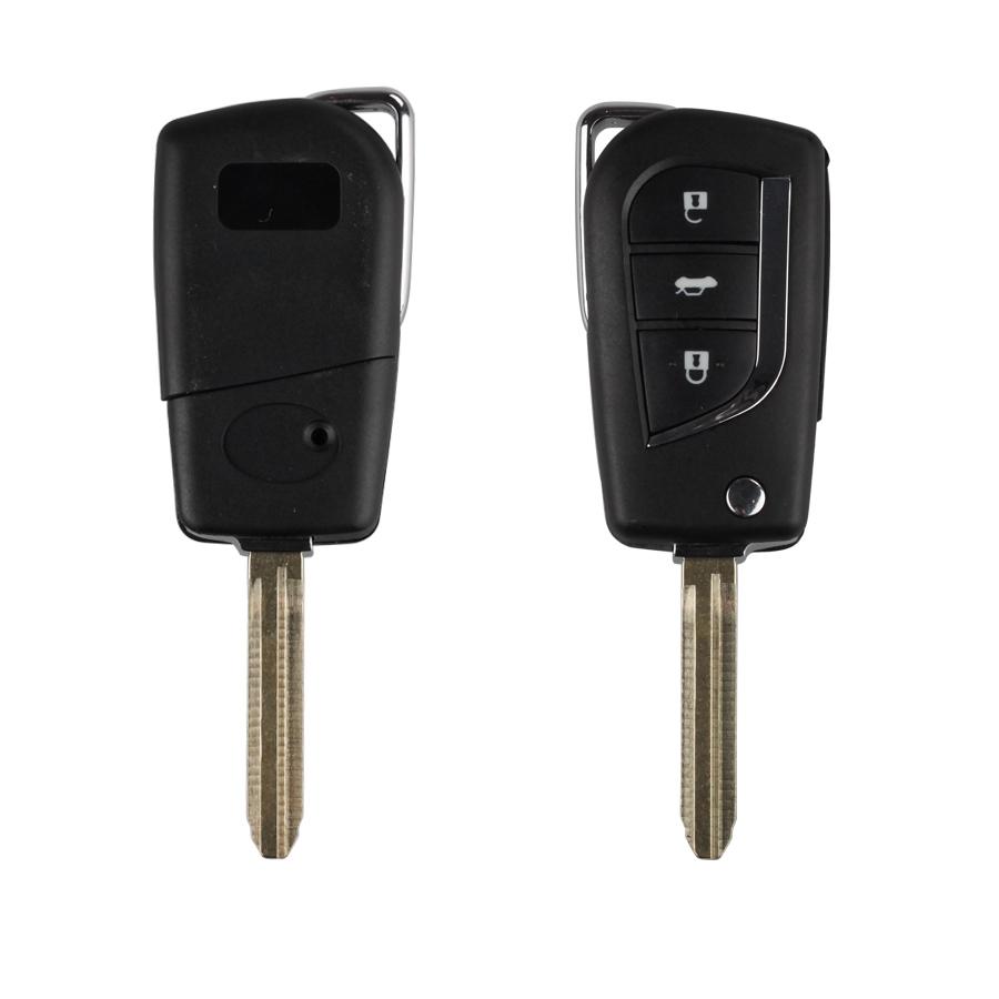 Modified Flip Remote Key Shell 3 Button for Toyota 5pcs/lot