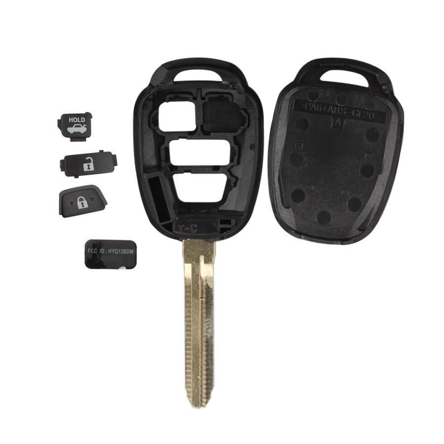 Remote Key Shell 3 Button Without Logo For Toyota 5pcs/lot