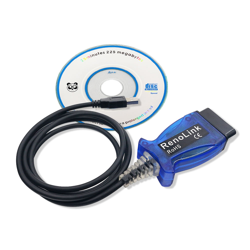 Renolink OBD2 Renault ECU Programmer support Renault Key Programming Airbag reset