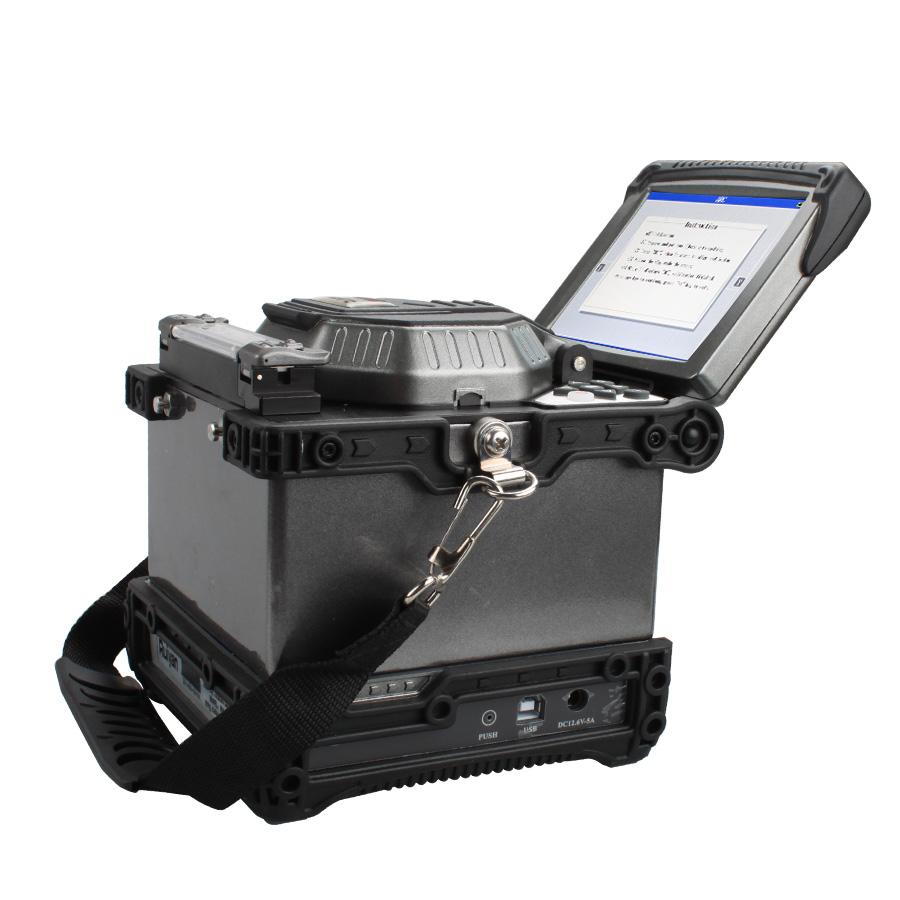 Original RY-F600 Fusion Splicer with Optical Fiber Cleaver automatic focus function 5.6" LCD