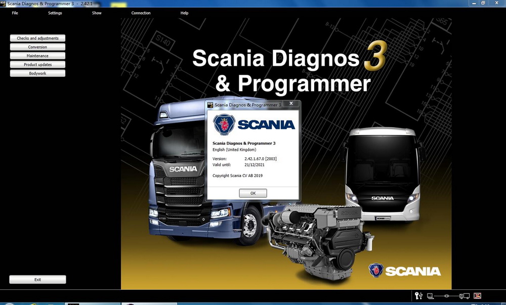 Servicio de instalación Scania sdp3 2.54.2 diagnóstico y programación Scania 3 Servicio de instalación VCI 3 vci3 sin perros de cifrado