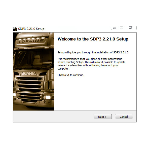 Software Scania sdp3 v2.21.1 para camiones / autobuses Scania vci2 y Scania VC i3, sin perros cifrados USB