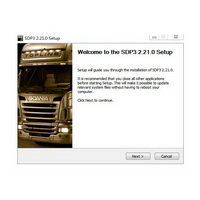 Software Scania sdp3 v2.21.1 para camiones / autobuses Scania vci2 y Scania VC i3, sin perros cifrados USB