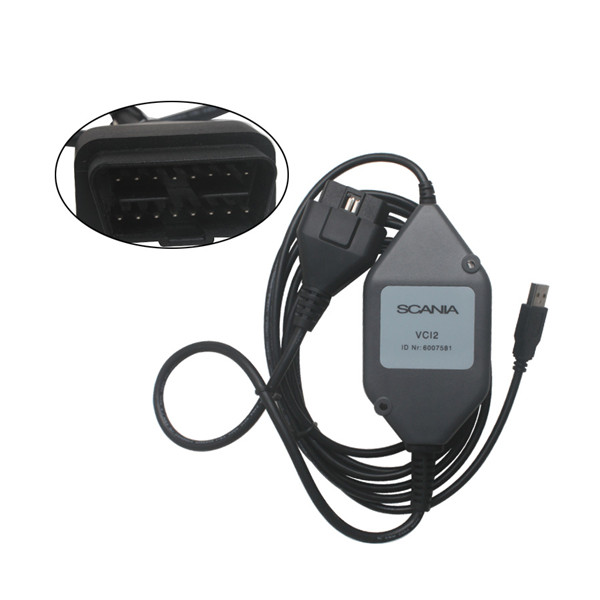 Scania VCI 2 Truck Diagnostic Tool support SDP3 V2.21 multi languages VCI2 Updatable