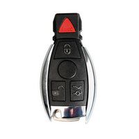 Mercedes - Benz SMART Key Shell 4 botones de plástico y vvdi be Key perfectamente ensamblados 5 / lote
