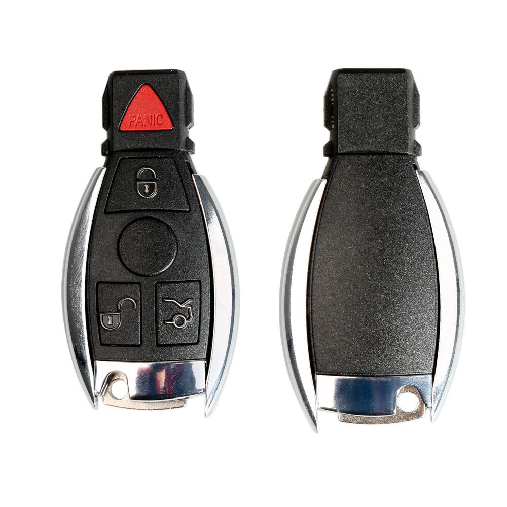 Mercedes - Benz SMART Key Shell 4 botones de plástico y vvdi be Key perfectamente ensamblados 5 / lote