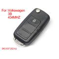 Llave de control remoto inteligente 3 botones tipo 433mhz: 5k0 837202 aj, adecuada para la nueva Agencia de viajes Volkswagen Bora Express