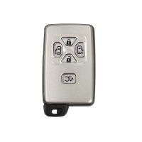 Carcasa inteligente de llave de control remoto 5 botones para Toyota 5 piezas / lote