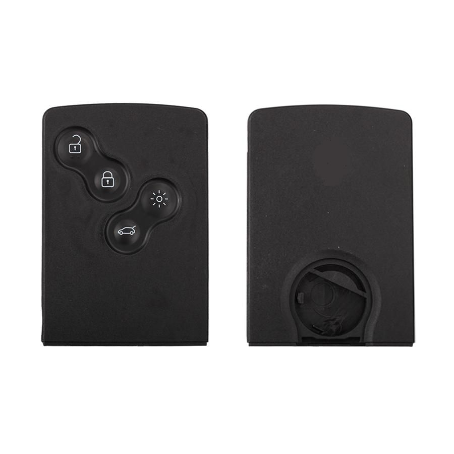 4 Buttons Smart Remote Key Shell For Re-nault Koleos 5pcs/lot