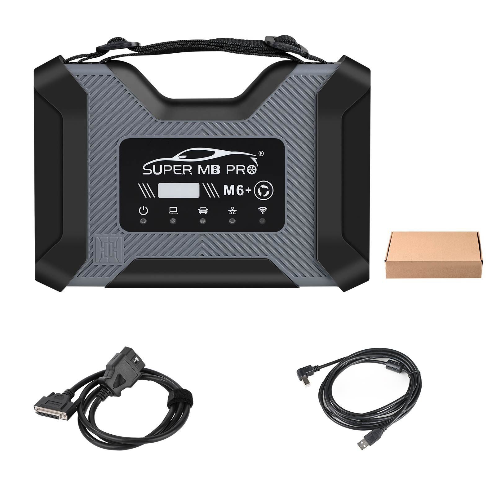 OBD2 16pin 케이블 + USB 케이블 지원 BMW를 가진 BENZ DOIP 무선 진단 도구를 위한 2025 최고 MB 직업적인 M6+ 직업적인 OBD 표준 버전
