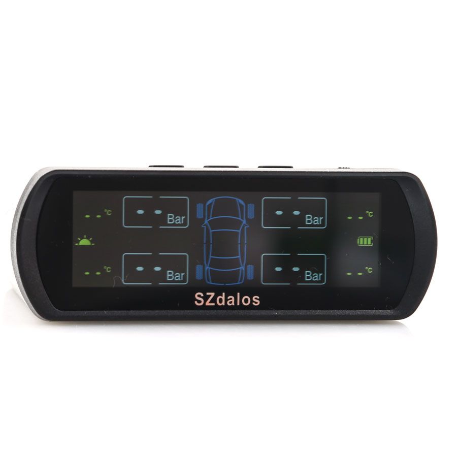 Szdalos tp400 solar tpms vehículo inalámbrico MPV SUV van con sensores externos en miniatura