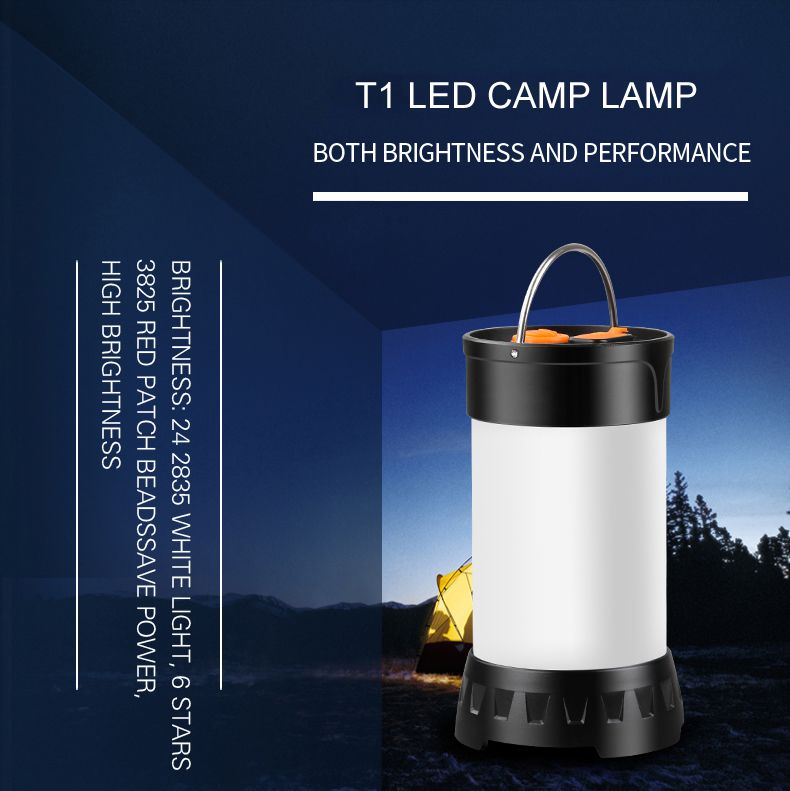 Camping Light Flashlight T1 Camp Lamp LED Torch Light
