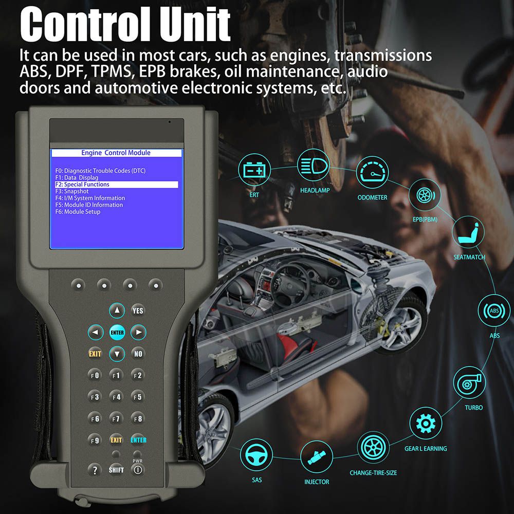 Embalaje de cartón del escáner de diagnóstico GM / Saab / Opel / Isuzu / Suzuki / Holden Tech 2 con software tis2000